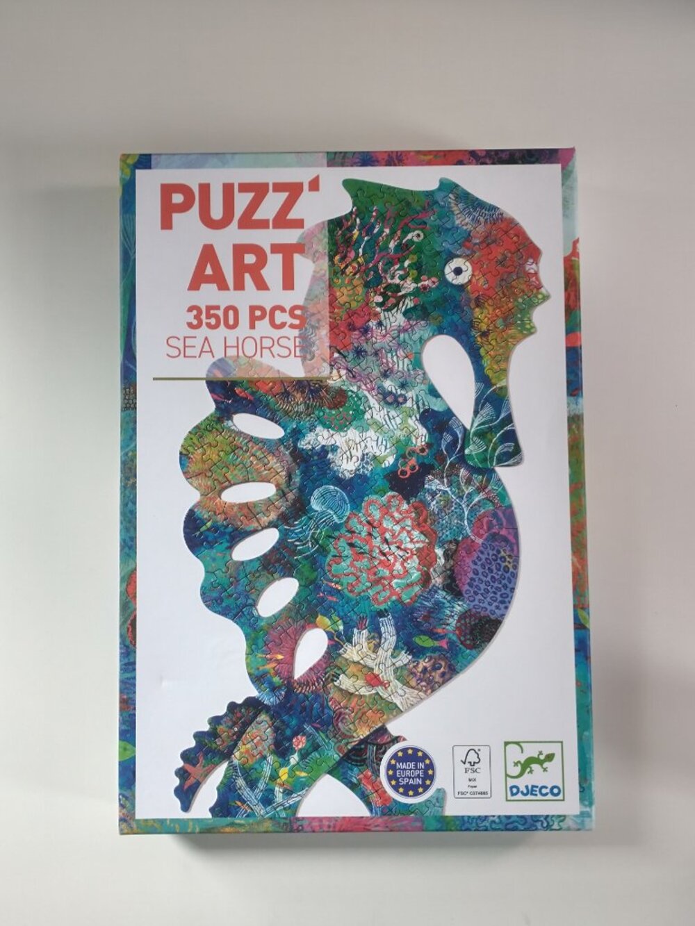 DJECO Seahorse Puzz'Art 350 PCS Colorful Puzzle